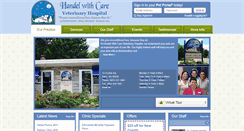 Desktop Screenshot of handelwithcarevet.com